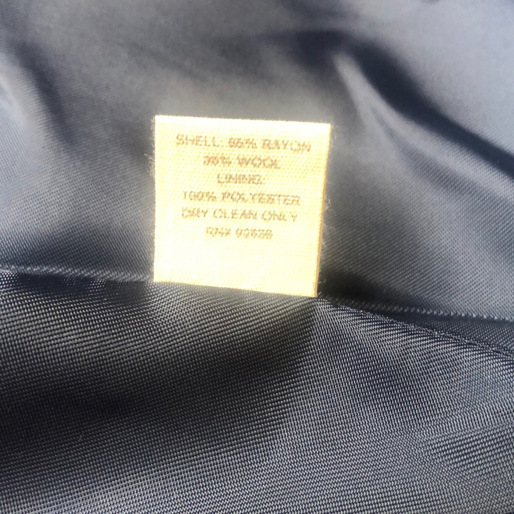 Fossil women’s navy blue blazer - Picture 8 of 8